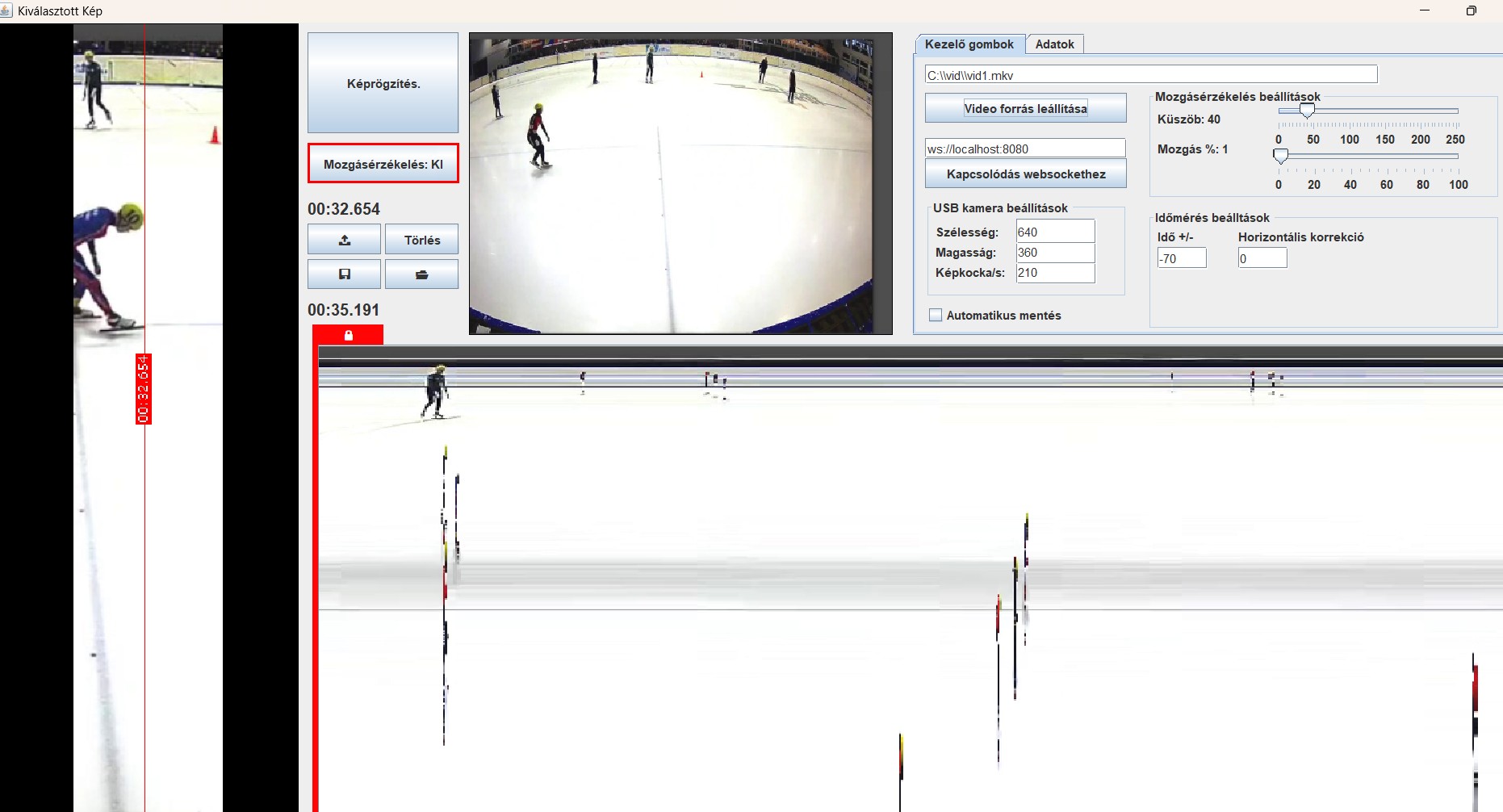 Videós időmérő szoftver